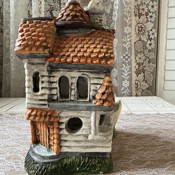 Vintage Partylite old haunted house tea light, Halloween. Decor - Picture 3 of 11